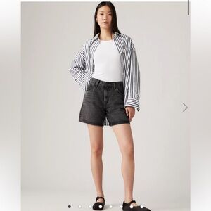 Levi’s High Rise Baggy Shorts, 26